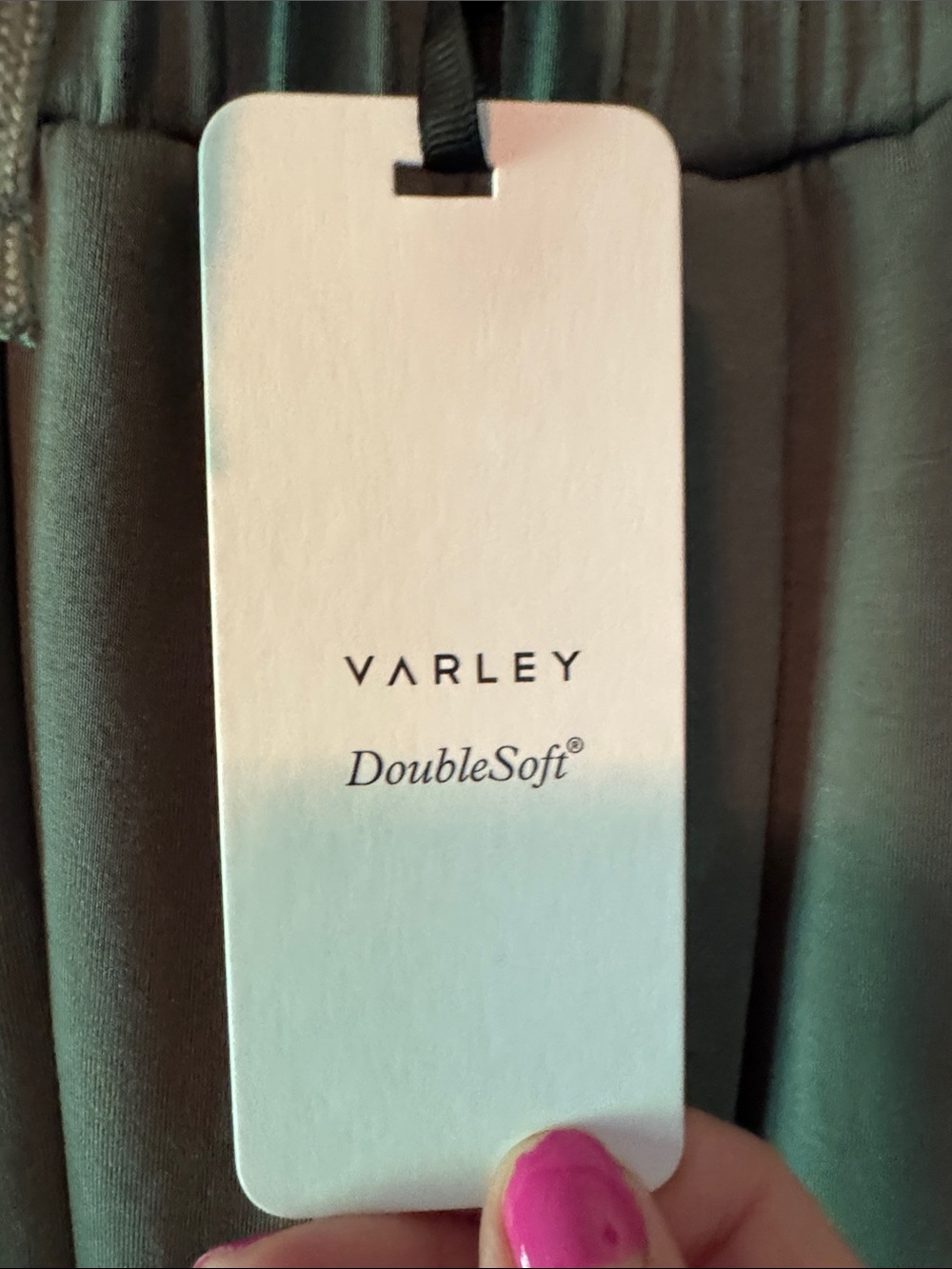 Varley Olive Green Wide-Leg Joggers - Picture 3 of 3